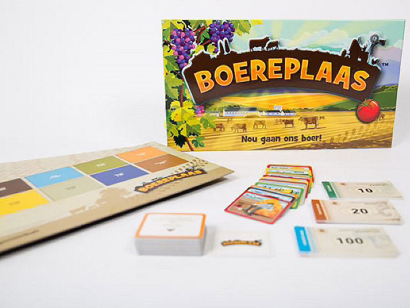Nuwe baadjie vir Boereplaas-bordspeletjie