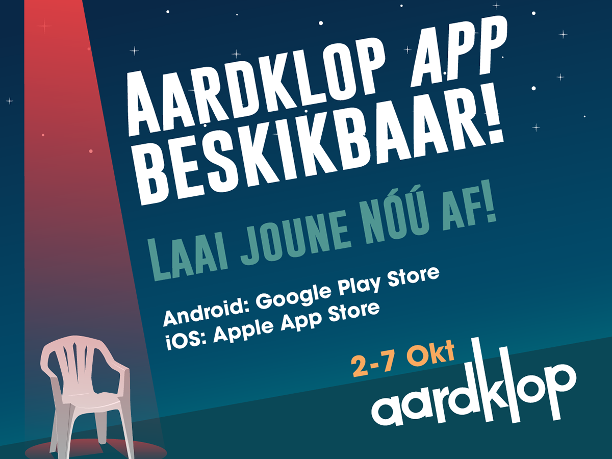 Aardklop App nou beskikbaar!